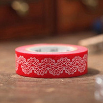 [mt] masking tape: lace red