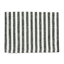 [fog] linen kitchen cloth: black stripe